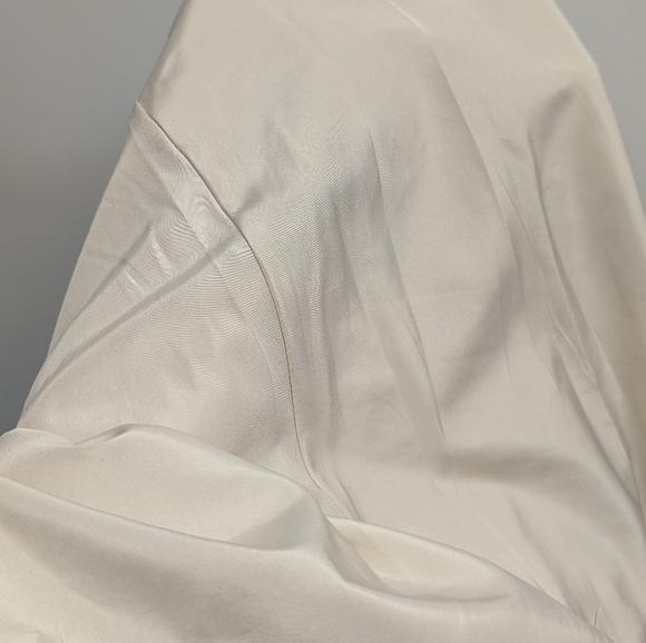 1950s Cream and Black Polka Dot Midi-Length Swing Skirt (WITH POCKETS!) - Picture 2 of 4